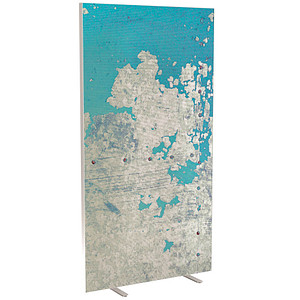 PAPERFLOW Trennwand easyScreen Industrial, 61837 bunt 94,0 x 173,4 cm
