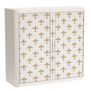 PAPERFLOW easyOffice Business Rollladenschrank 60372 2 Fachböden 110,0 x 41,5 x 104,0 cm