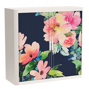 PAPERFLOW easyOffice Garden Factory Rollladenschrank 61668 2 Fachböden 110,0 x 41,5 x 104,0 cm