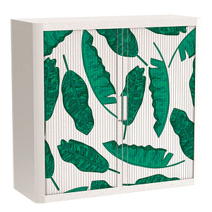 PAPERFLOW easyOffice Tropical Rollladenschrank 60644 2 Fachböden 110,0 x 41,5 x 104,0 cm