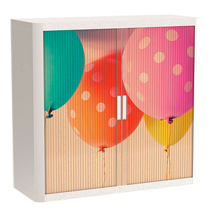 PAPERFLOW easyOffice Colour Rollladenschrank 61588 2 Fachböden 110,0 x 41,5 x 104,0 cm