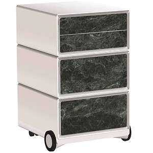 PAPERFLOW easyOffice Contents Rollcontainer weiß, bunt 4 Auszüge 39,0 x 43,6 x 64,2 cm