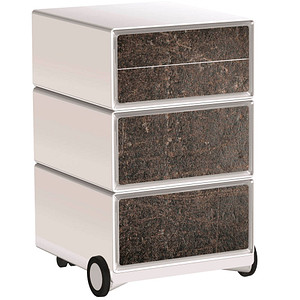 PAPERFLOW easyOffice Industrial Rollcontainer weiß, bunt 4 Auszüge 39,0 x 43,6 x 64,2 cm