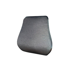 Lendenstützkissen mit Luftkissen und Feststellbändern, Memory Foam,