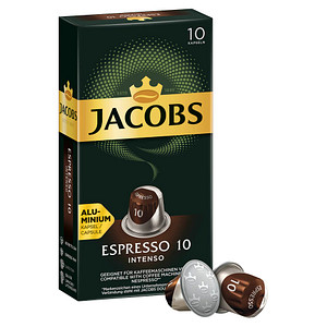 JACOBS ESPRESSO INTENSO Kaffeekapseln 10 Portionen