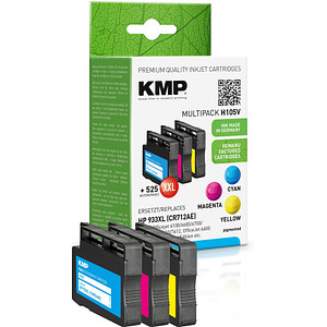 KMP MULTIPACK H105V 3er Pack Gelb, Cyan, Magenta Tintenpatrone