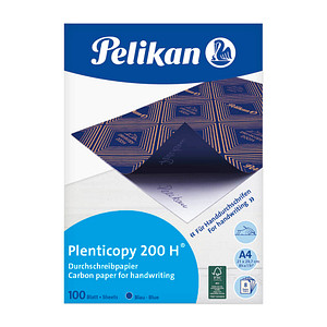 PELIKAN Durchschreibpapier Plenticopy 200, Inhalt: 100 Blatt A4, blau schreiben