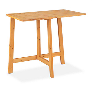 relaxdays Gartentisch natur rechteckig 80,0 x 50,0 x 73,0 cm