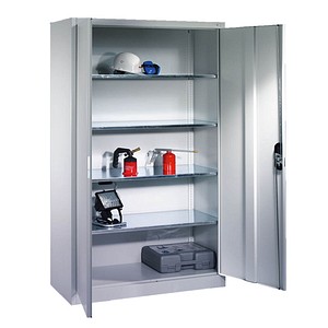 CP Stahlschrank 8931-00 S10647 lichtgrau 120,0 x 50,0 x 195,0 cm, aufgebaut