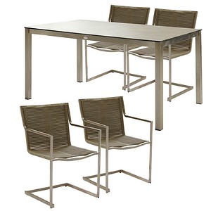 Garden Pleasure Sitzgruppe Sienna grau
