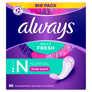 always Slipeinlage Daily Fresh Normal mit Frischeduft