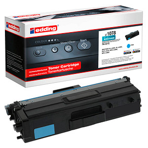 Edding Toner 1078 ersetzt Brother TN-421C, cyan, für ca. 1.800 Seiten