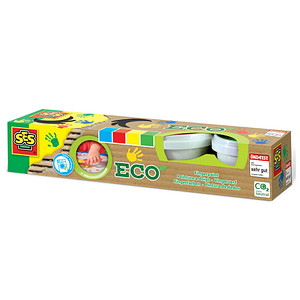 SES Creative® Eco Fingerfarben farbsortiert 4x 150,0 ml