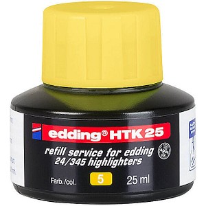 EDDING EDDI e-HTK 25 refill service 4-HTK25005 text marker gelb 4-HTK25005