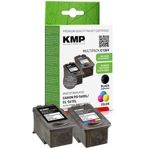 KMP Patrone Canon PG-560XL / CL-561XL 2er-Pack refilled remanufactured