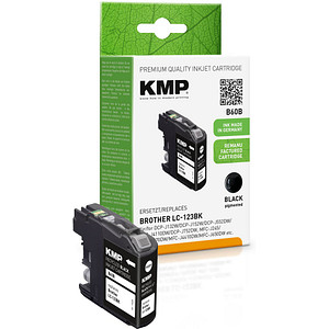 KMP Tintenpatrone ersetzt Brother LC123BK