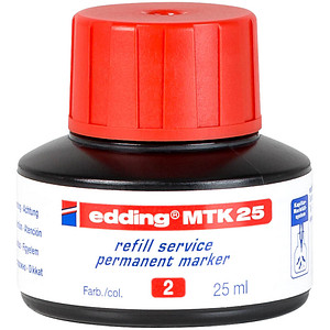 EDDING e-MTK 25 Tusche 4-MTK25002 rot (4-MTK25002)