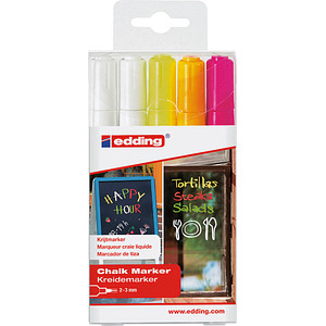 EDDING Kreidemarker 4-4095-5999 sort VE5 (4-4095-5999)