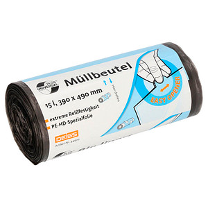 Universal Plus® Müllbeutel 15,0 l grau 6 µm, 1 St.