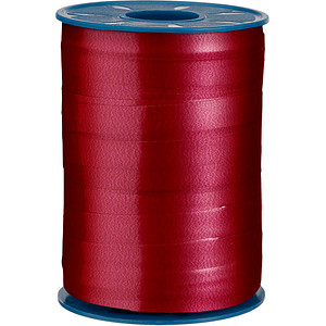 PRÄSENT Geschenkband AMERICA matt bordeaux 10,0 mm x 250,0 m