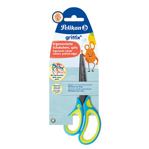 PELIKAN Griffix Schere SC1BLS blau Linksh. 1er Blister