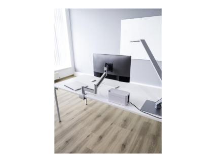 DURABLE Monitorhalterung m Arm 1 Monitor Tischklem Silber