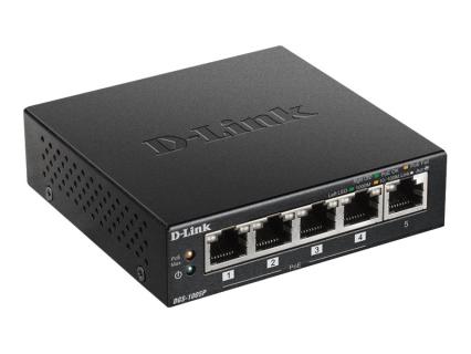 D-LINK 5-Port Desktop PoE+ Switch