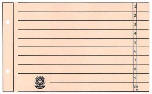 Trennblätter, A5 (24x15cm), chamois, 230g/qm, 2fach gelocht