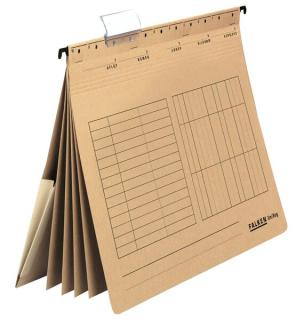 Hängehefter UniReg, 230g/qm-Kraft- karton, kaufm. Heftung mit Tasche,