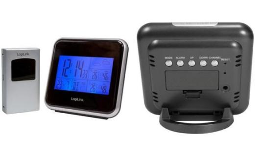 LogiLink elektronische Wetterstatio n, schwarz (11114813)