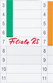 Datumstreifen selbstklebend für Jet Kalender 703