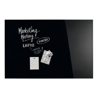 Design-Glasboards, magnetisch 1500x1000 mm, tief-schwarz