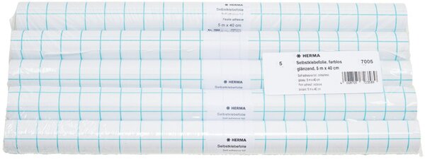 Schutzfolie selbstklebend 5mx40cm farblos glänzend