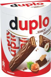 Ferrero Duplo Original 10er Pack 10 Riegel mit Waffel,