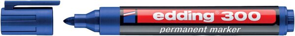 Industrie Permanentmarker 300 Rundspitze blau, 1,5-3mm