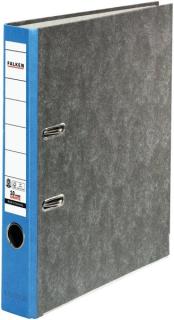 Ordner Wolkenmarmor A4 50mm blau, farbiger Rücken, Recycling