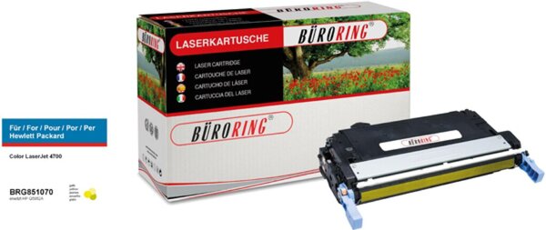 Toner Cartridge gelb für HP Color LaserJet 4700