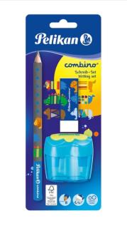 Schreiblernset Combino, sortiert, Inhalt: Bleistift, Radierer, Anspitzer