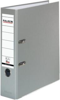 Ordner PP-Color A4 80mm grau mit Einsteckschild