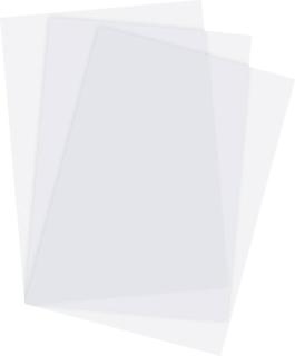 Deckblätter, A4, transparent, 0,30 mm transparent klar, glänzend