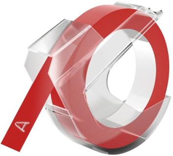 Prägeband 9mm/3m rot glänzend DYMO