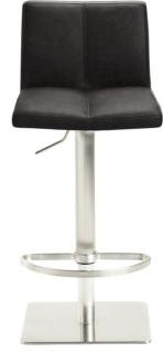 Bar-/Tresenhocker 1285 Gestell Edel- stahl gebürstet,gepolsterte Sitzschale