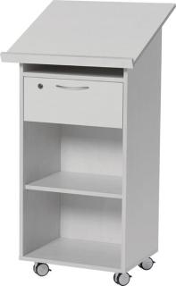 Deskin Stehpult Laudatus offen Farbe: Lichtgrau