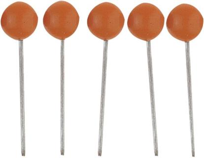 Markierungs-/Rundkopf-/Landkartennadel Kopfd.5mmx16mm braun