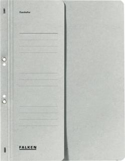 Ösenhefter, grau, DIN A4, 250g/qm Manila-RC-Karton, 1/2 Vorderdeckel,