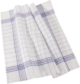 Geschirrtuch "Halbleinen" 50 x 70cm in blau