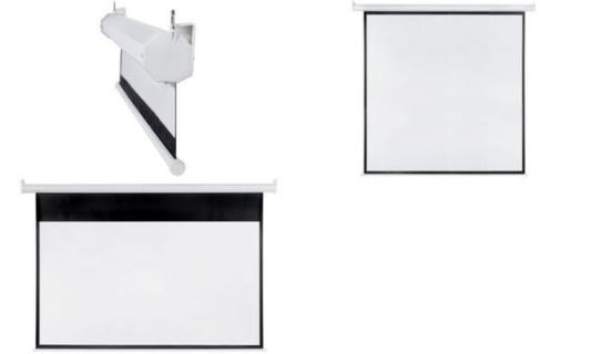 FRANKEN X-tra!Line Rolloleinwand, ( B)3.000 x (H)3.000 mm (70010490)