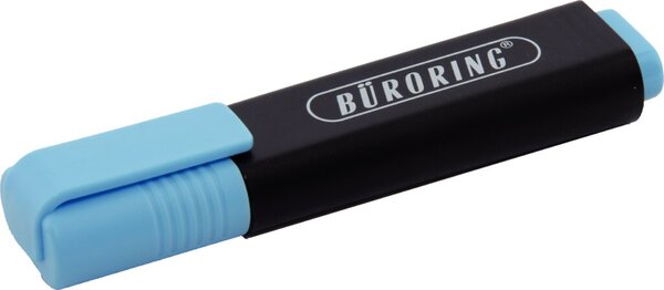 Büroring Textmarker, blau, mit Keilspitze 2-5mm