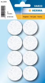 Filzgleiter weiss 28 mm 8 St 1Pack