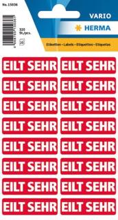 Textetiketten Eilt sehr 20 Blatt = 1 Pack